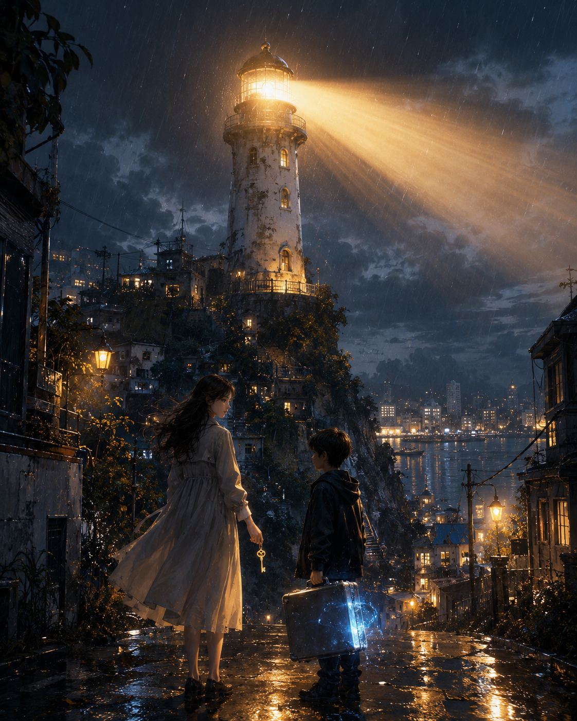 The Lighthouse That Remembered Rain